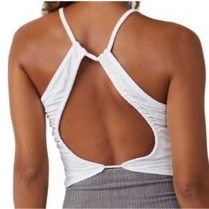 FP Movement Free Fold open back tank White Small
